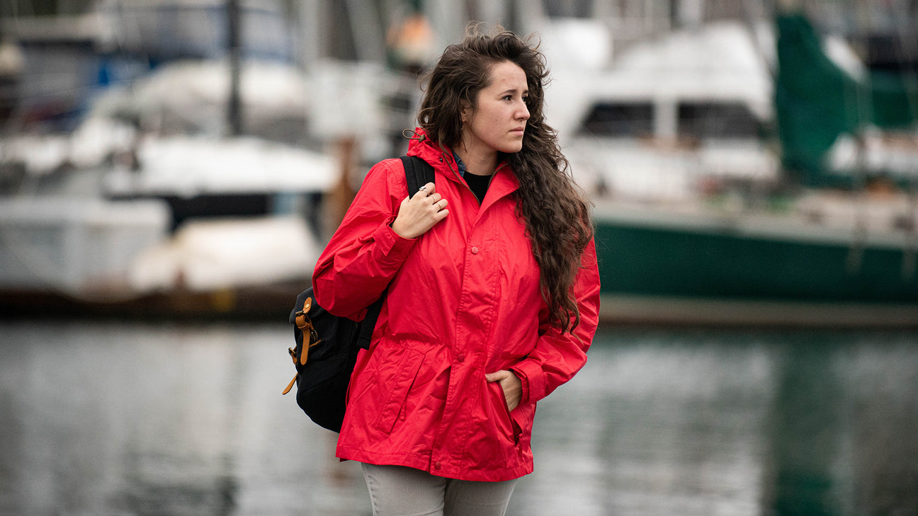 Women's Waterproof Rain Jackets | Earthy Taupe