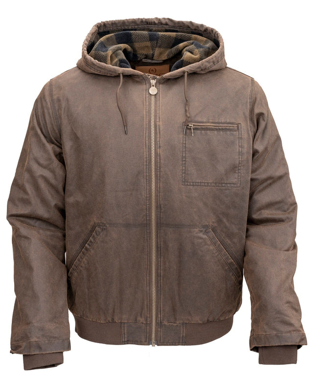 Outback Trading Company Men’s Sawbuck Canyonland Hoodie Brown / SM 29729-BRN-SM 789043419900 Coats & Jackets