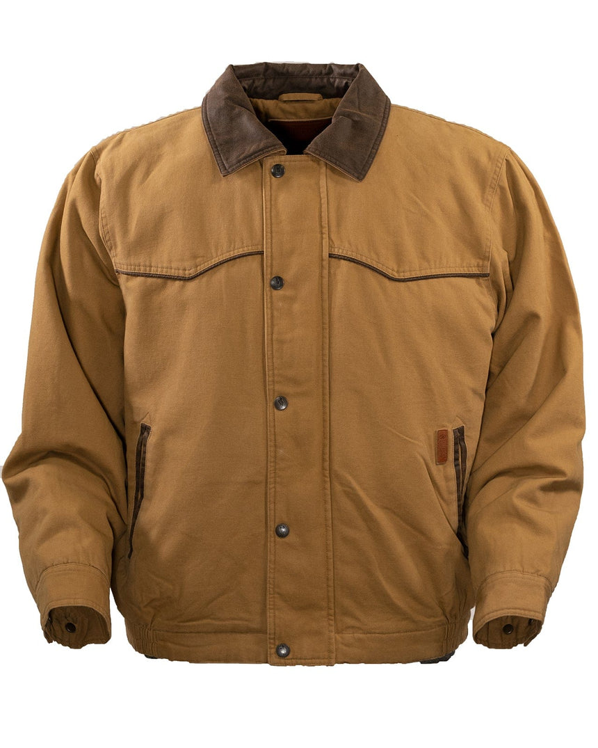 Outback Trading Company Men's Trailblazer Canvas Jacket Canvas Tan / SM 29826-CVS-SM 789043403671 Coats & Jackets