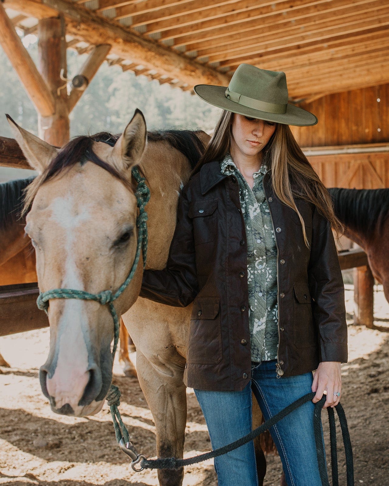 Womens 2025 oilskin jacket