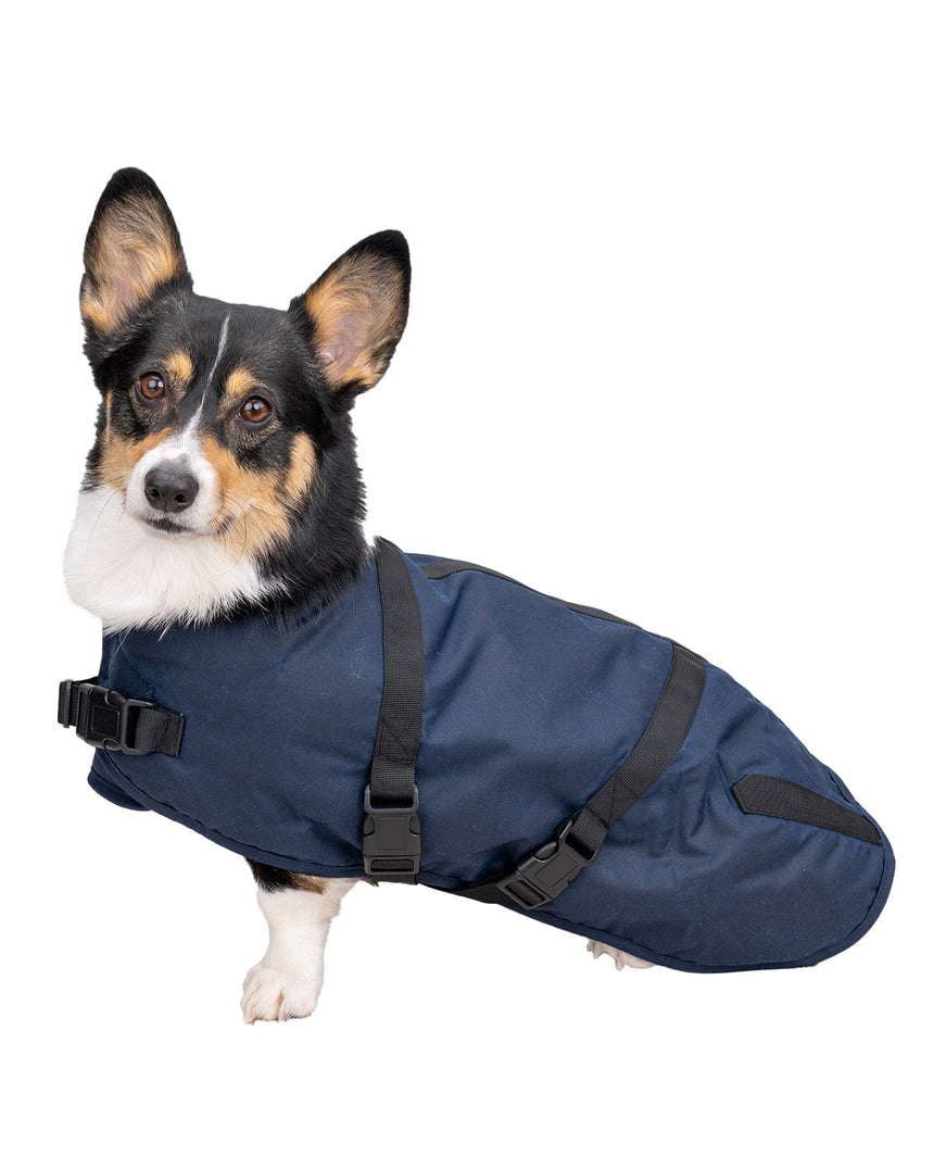 Outback Trading Company Clancy Oilskin Canine Coat Navy / XS 2892-NVY-XS 789043361537 Dog Coats