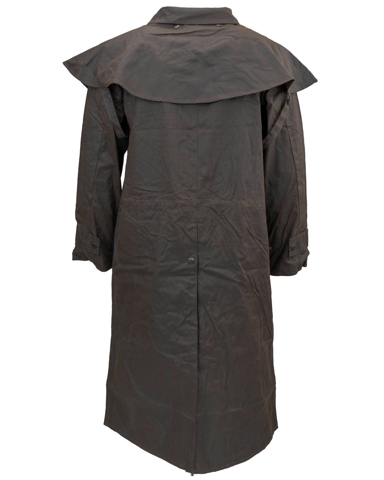 Australian Full Length Duster Outback Coat in Nubuck Cowhide Leather –  Wested Leather Co