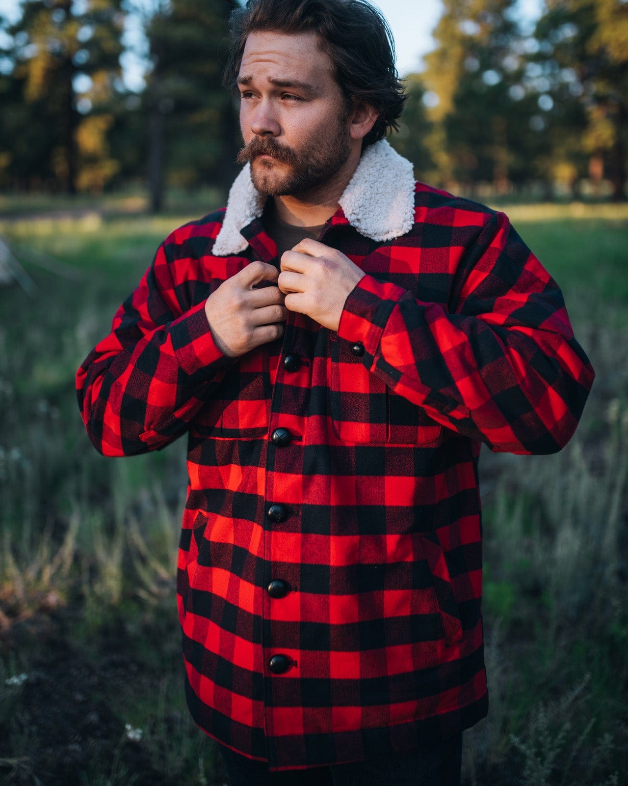 Mens on sale flannel jackets