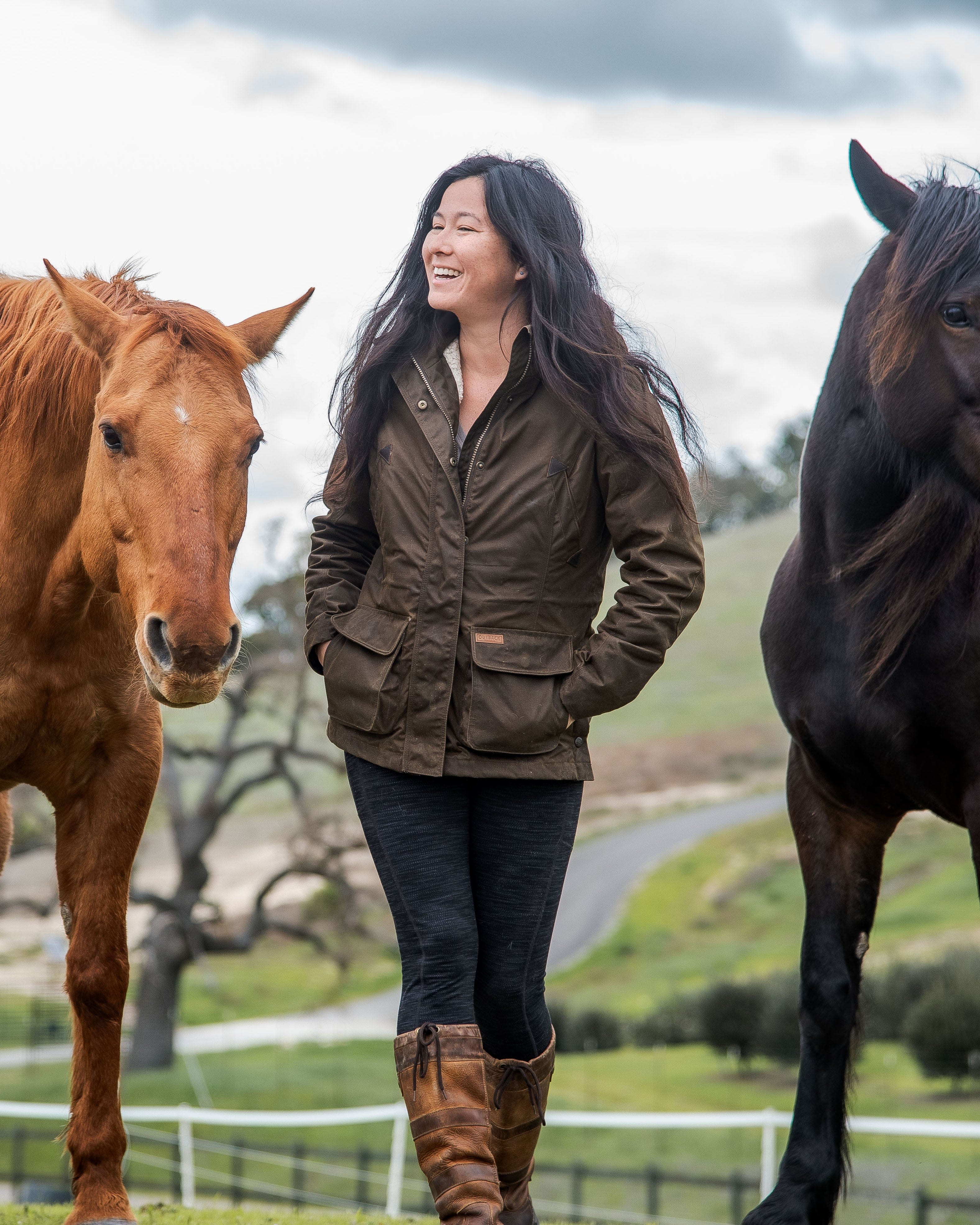 Women s Adelaide Oilskin Jacket Jackets by Outback Trading Company OutbackTrading