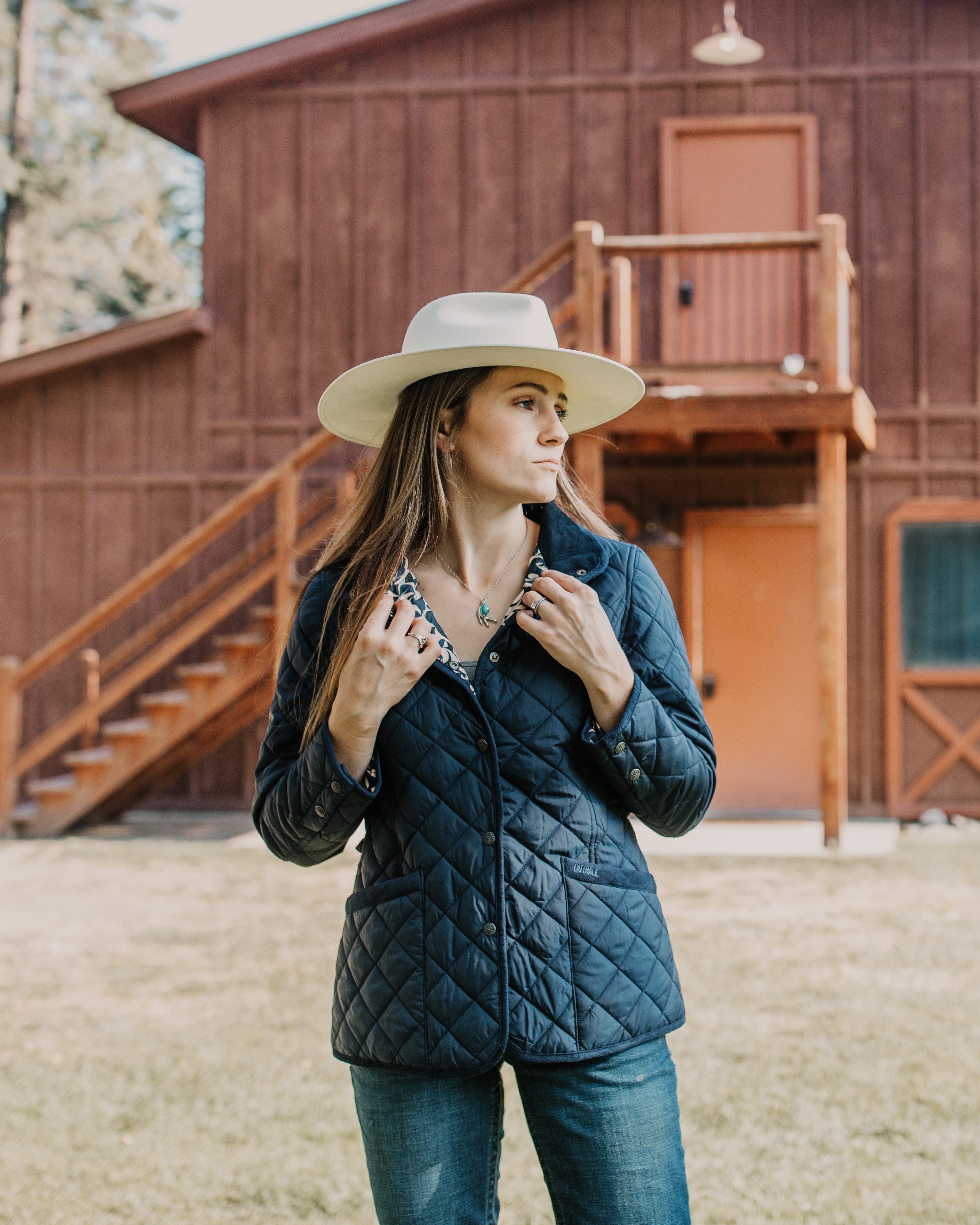 Denim barn jacket clearance womens