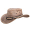 Outback Trading Company Wagga Wagga Leather Hat Antelope Rough Cut / SM 1367-ARC-SM 789043387711 Leather Hats