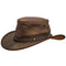 Outback Trading Company Iron Bark Leather Hat Brindle Brown / SM 1377-BDL-SM 789043409673 Leather Hats