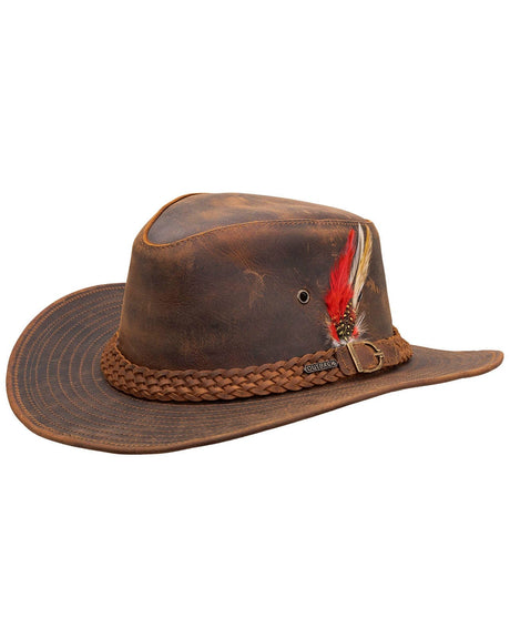 Outback Trading Company Frontier Forge BROWN / SM 13019-BRN-SM 789043424003 Leather Hats