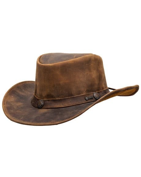 Outback Trading Company Cheyenne Leather Hat Leather Hats