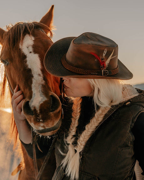 Outback Trading Company Frontier Forge Leather Hats