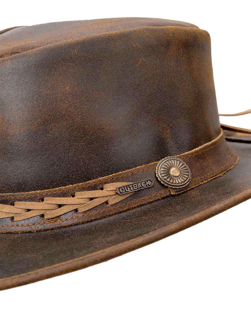 Outback Trading Company Ridge Leather Hat Leather Hats