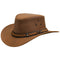 Outback Trading Company Wagga Wagga Leather Hat Tan / SM 1367-TAN-SM 789043398090 Leather Hats