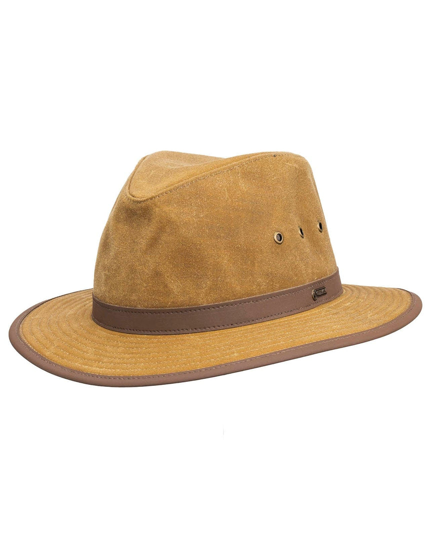 Outback Trading Company Madison River Oilskin Hat Field Tan / SM 1462-FTN-SM 089043190527 Oilskin Hats