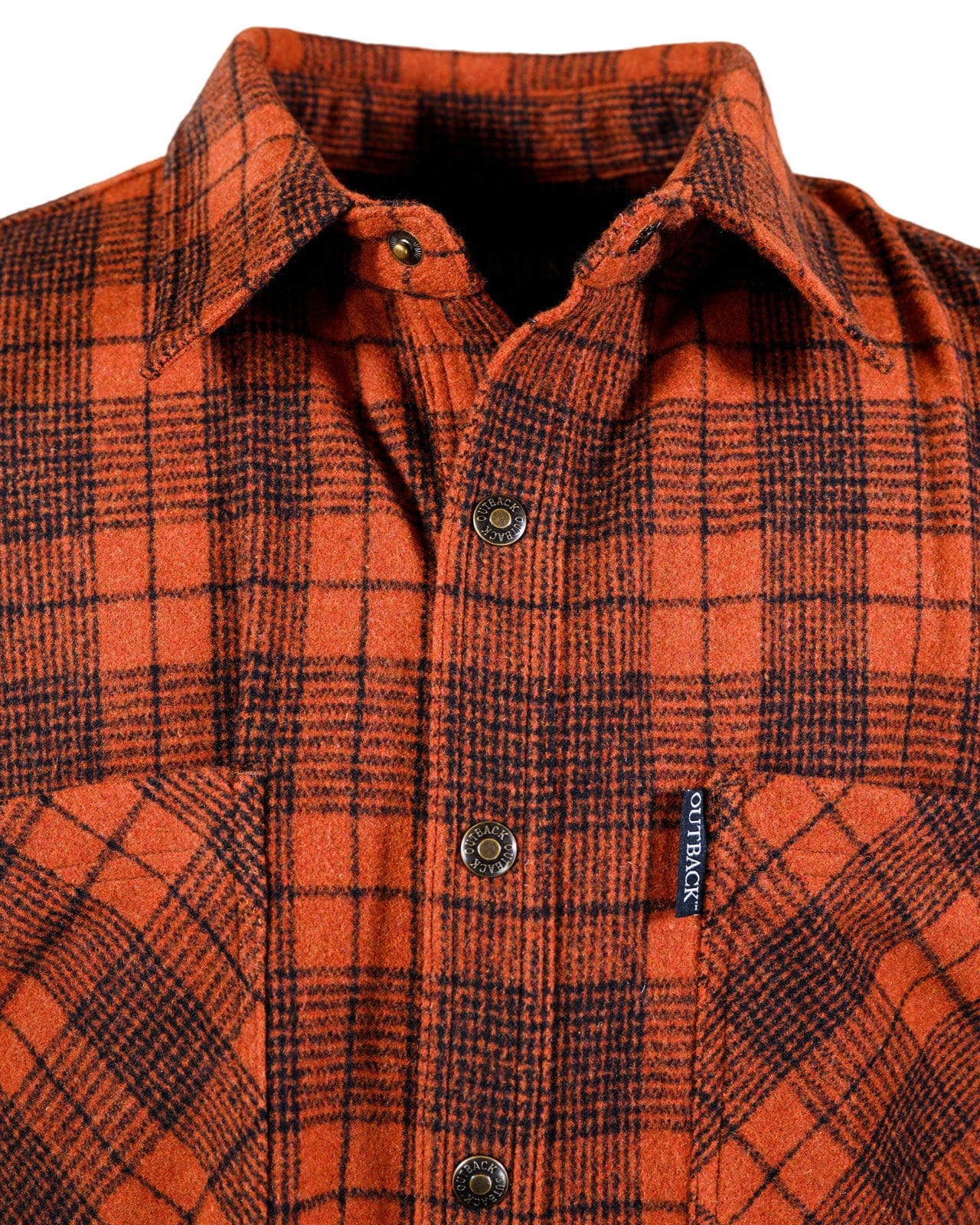 Black and best sale orange shirt mens