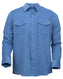 Outback Trading Company Men’s Bryce Corduroy Button Up Shirt Denim / SM 40259-DEN-SM 789043416466 Shirts & Tops