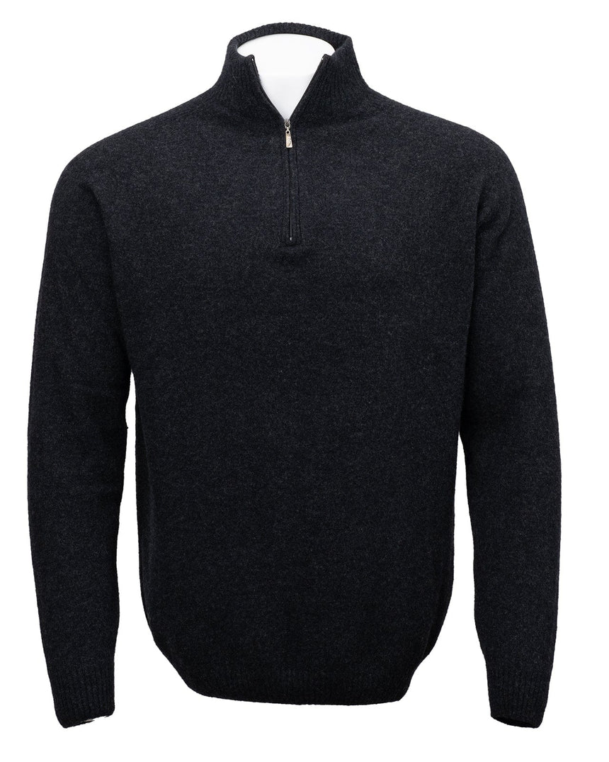 Outback Trading Company Men’s Palmerston Merino Sweater Charcoal / SM 6537-CHR-SM 789043391046 Sweaters