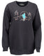 Outback Trading Company Callie Crewneck Sweater Black / SM 40277-BLK-SM 789043417203 Sweatshirts