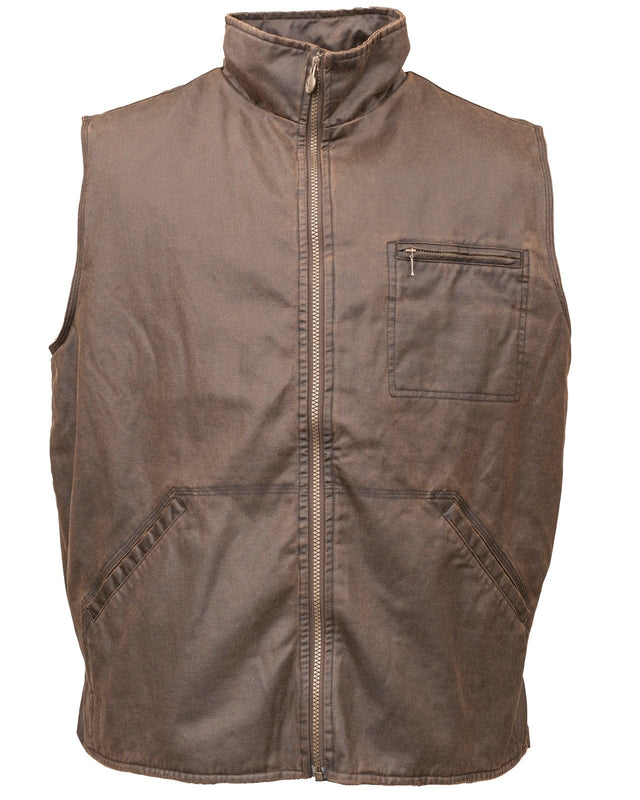 Outback Trading Company Men’s Sawbuck Canyonland Vest Brown / SM 29869-BRN-SM 789043415131 Vests