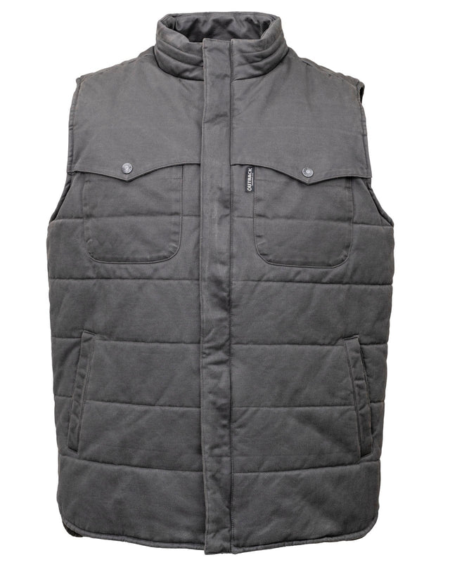 Outback Trading Company Men’s Walker Vest Grey / SM 29816-GRY-SM 789043412451 Vests