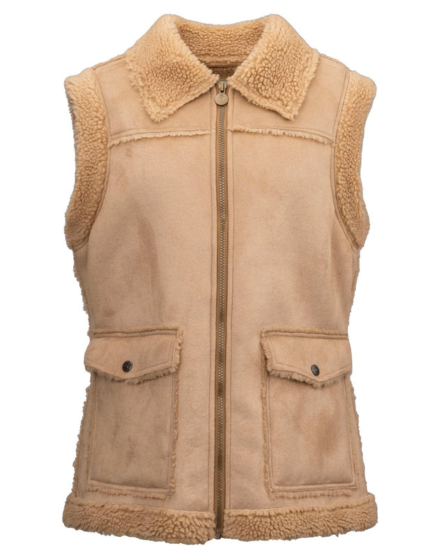 Outback Trading Company Women’s Kimberly Zip Up Vest Tan / SM 29876-TAN-SM 789043413083 Vests