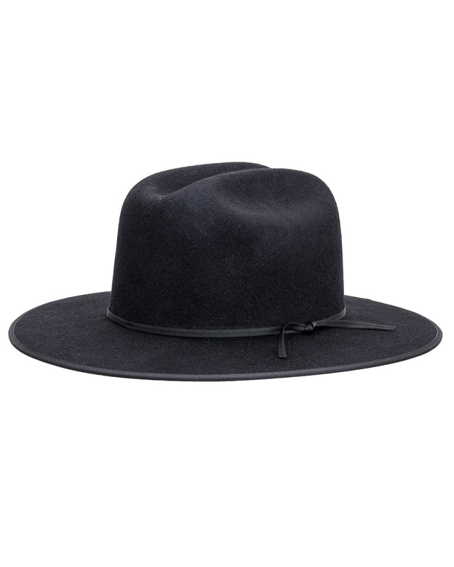 Outback Trading Company BRUNO WOOL HAT BLACK / 678 13220-BLK-678 789043425536 Wool Felt Hats