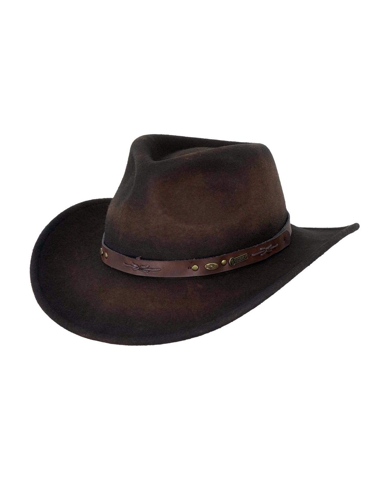 AUSTRALIA AUTHENTIC OUTBACK 5X COWBOY HAT SIZE 6 3/4 deals TAN FUR FELT WESTERN HATS