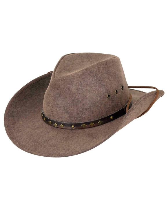 Brown Western Cowboy Hat Headwear Clothes Accessories Stock