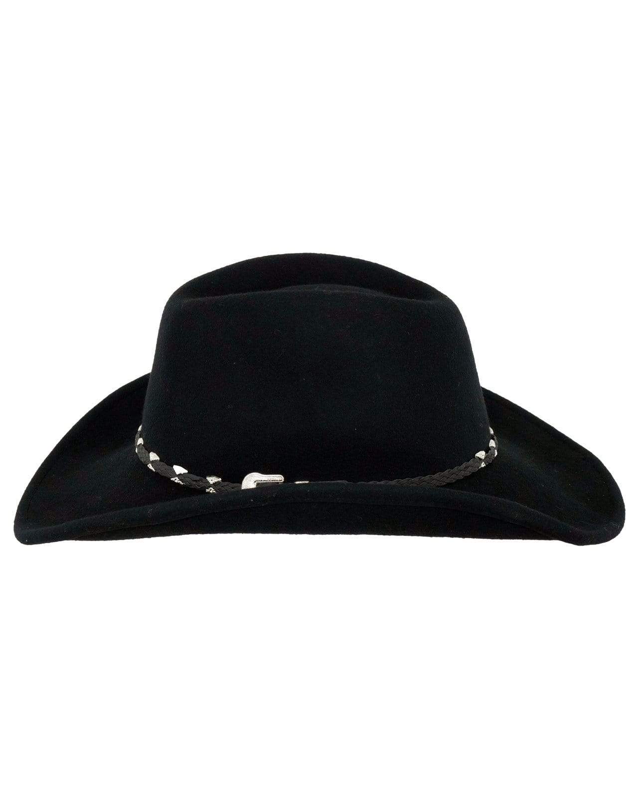 Black felt Aussie bushman style hat (The Outbacker) – MidWest Hatters